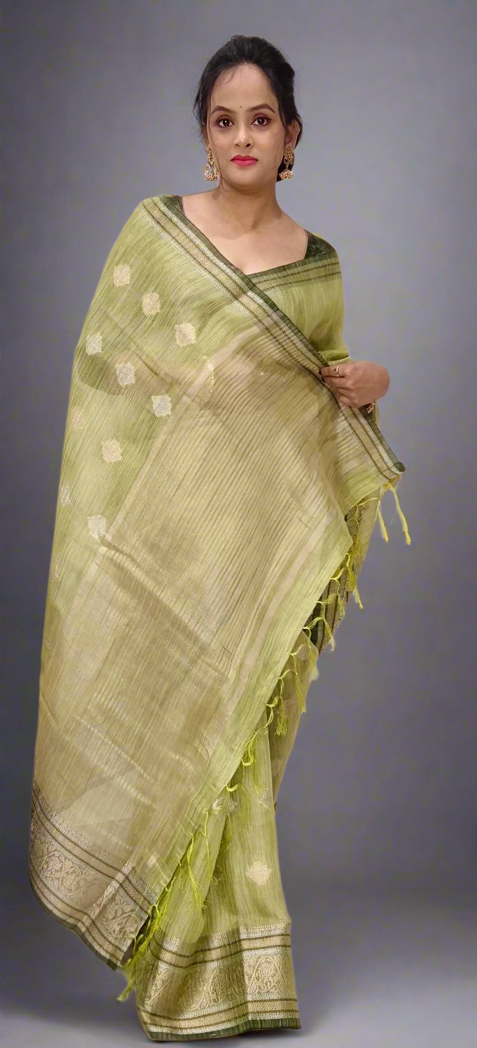 Cotton-Silk Blend Saree