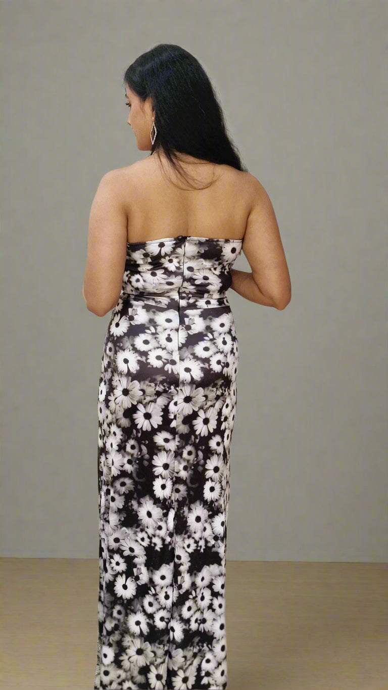 Multicolor Bodycon Maxi Dress