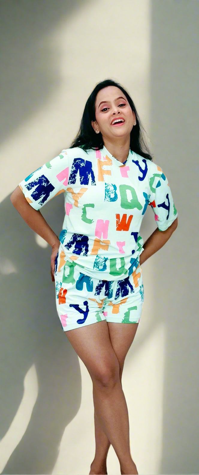 Women Two Piece Dress Multicolor Dress