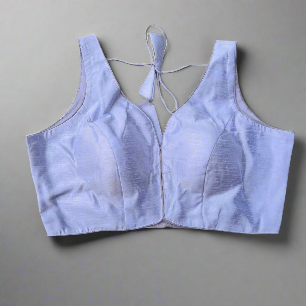 Stylish White Blouse with Tie-Back