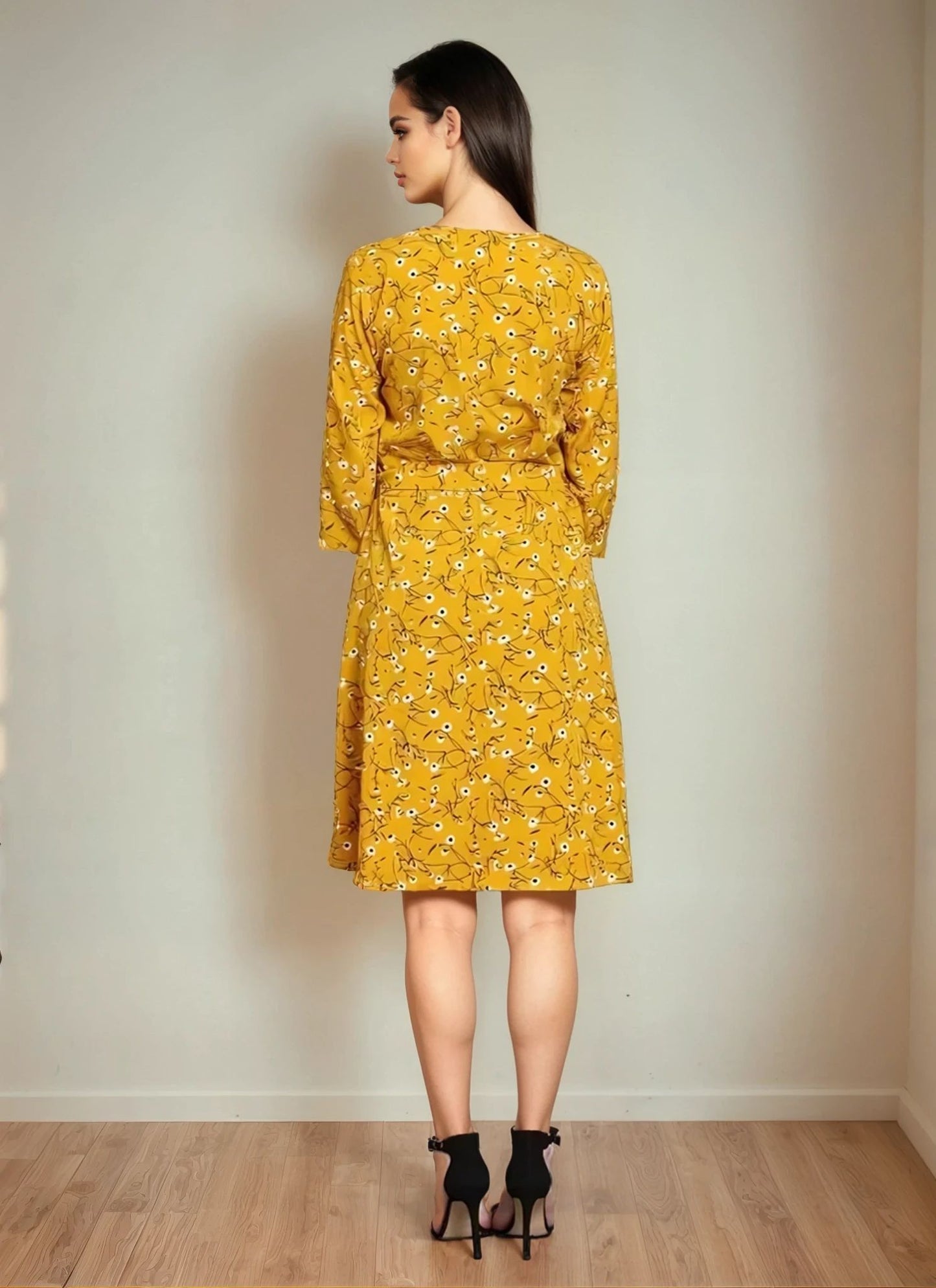 Women Fit and Flare Multicolor Dress