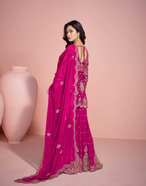Georgette traditional plazzo suit for festivals