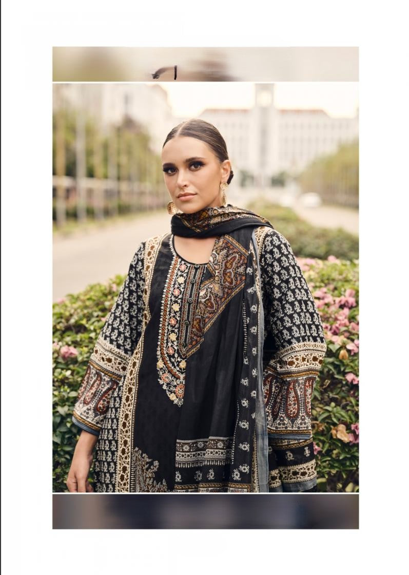 Black Lawn Cotton Readymade Pakistani Suit Collection – Elegant & Comf – Pacific Mart