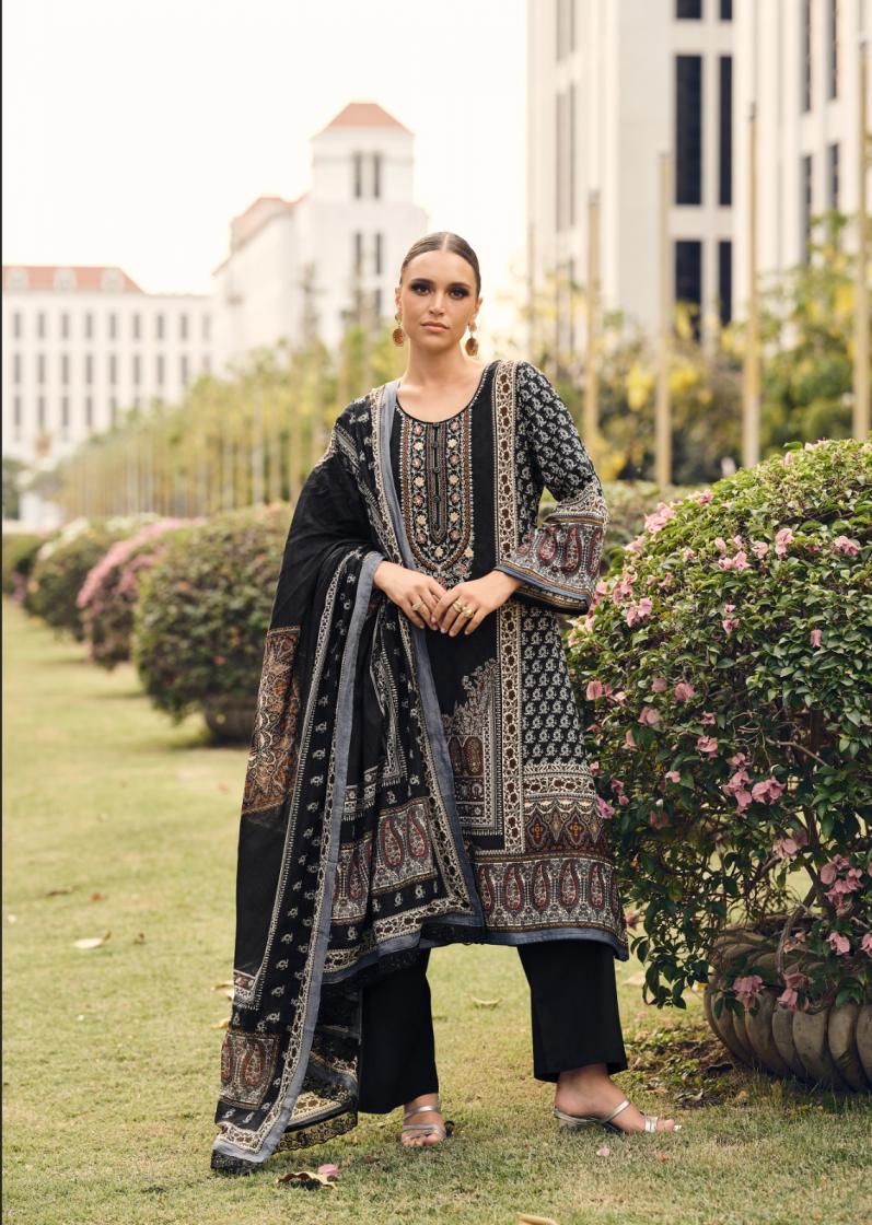 Black Lawn Cotton Readymade Pakistani Suit Collection – Elegant & Comfortable Everyday Wear