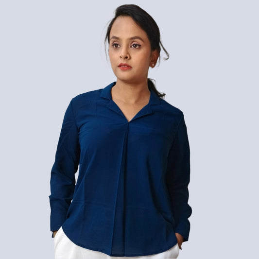 Regular Fit Cotton Blend Shirt with Wingtip Collar – Formal & Casual Wear
