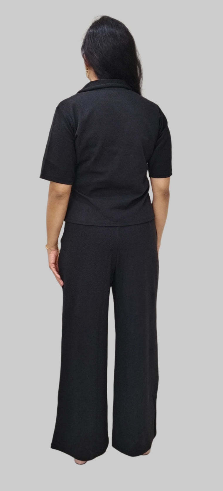 Black Co-ord Set for Women